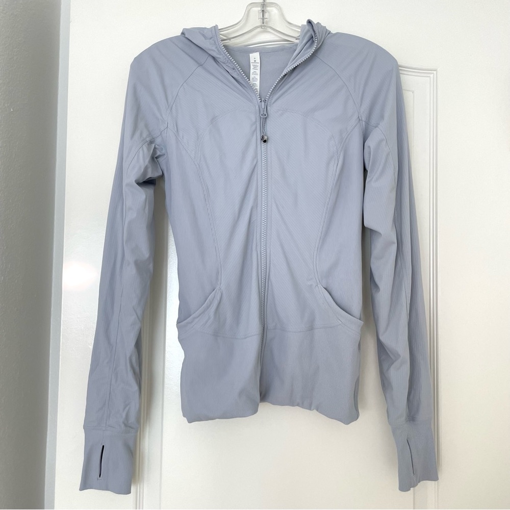 Lululemon Light Blue Full Zip Jacket